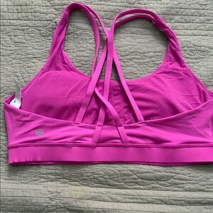 lululemon athletica Hot Pink Strappy Sports Bra
